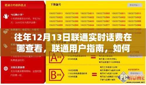 联通用户指南,如何在往年12月13日及以后实时查看联通话费情况