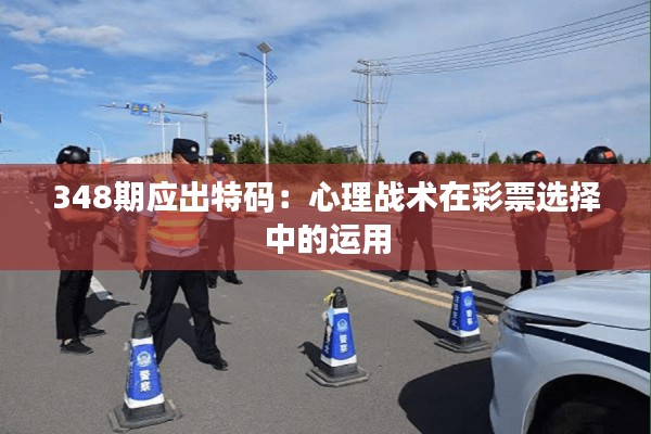 348期应出特码:心理战术在彩票选择中的运用