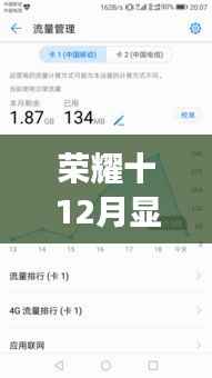 荣耀十12月实时网速功能解析,优势与劣势个人看法