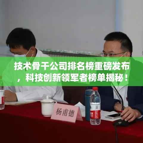 技术骨干公司排名榜重磅发布,科技创新领军者榜单揭秘!