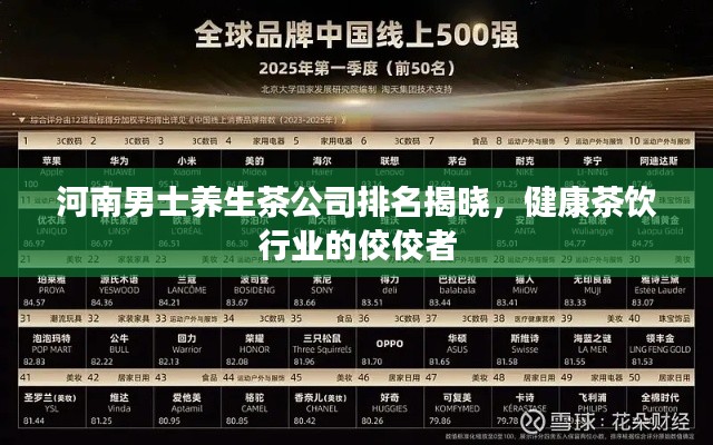 河南男士养生茶公司排名揭晓,健康茶饮行业的佼佼者